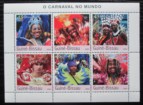 Potovn znmky Guinea-Bissau 2003 Svtov karnevaly Mi# 2363-68 Kat 11