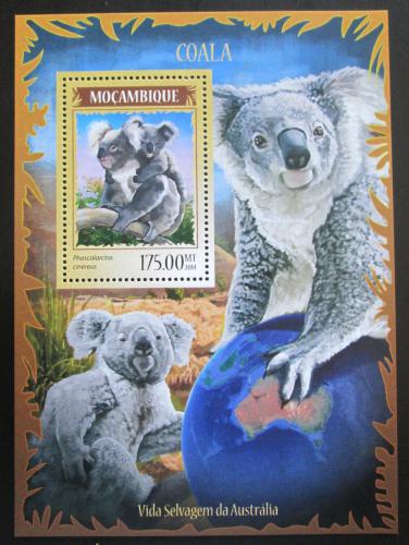Poštová známka Mozambik 2014 Koala medvídkovitý Mi# Mi# Block 902 Kat 10€ 