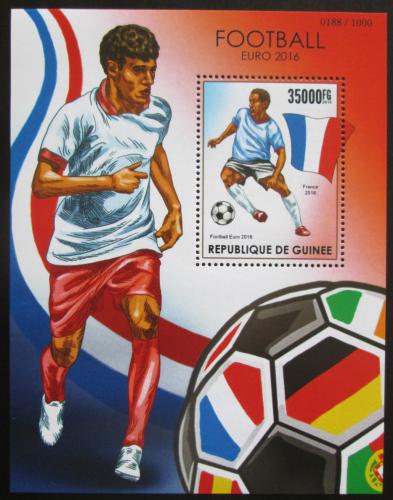 Poštová známka Guinea 2015 ME ve futbale Mi# Block 2577 Kat 14€
