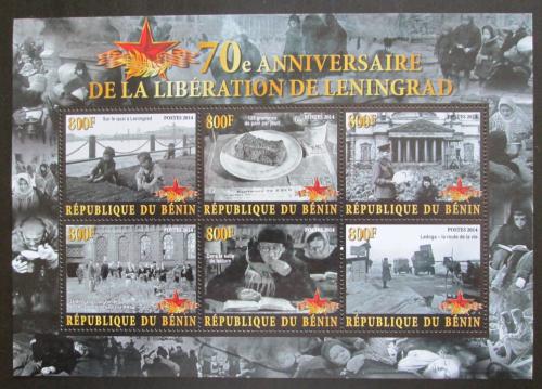 Poštové známky Benin 2014 Oslobodenie Leningradu, 70. výroèie Mi# N/N