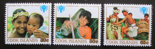Poštové známky Cookove ostrovy 1979 Medzinárodný rok dìtí Mi# 618-20