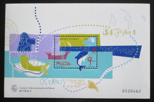 Poštová známka Macao 1998 Medzinárodný rok moøe Mi# Block 55