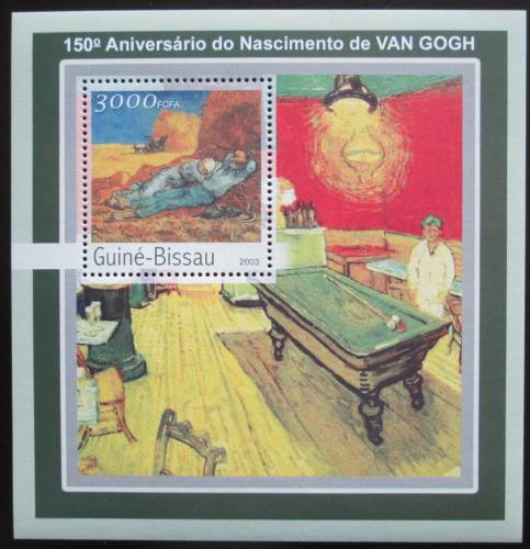 Poštová známka Guinea-Bissau 2003 Umenie, Vincent van Gogh Mi# Block 390 Kat 12€