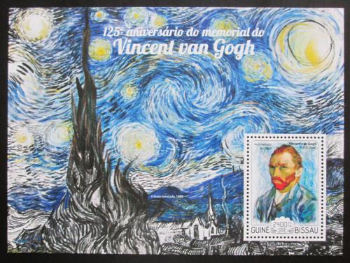 Poštová známka Guinea-Bissau 2015 Umenie, van Gogh Mi# Block 1329 Kat 9€