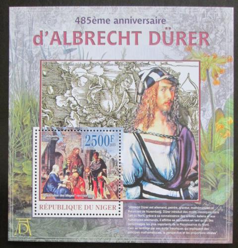 Poštová známka Niger 2013 Umenie, Albrecht Dürer Mi# Block 178 Kat 10€