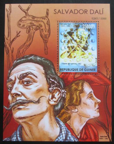 Poštová známka Guinea 2015 Umenie, Salvador Dalí Mi# Block 2565 Kat 14€