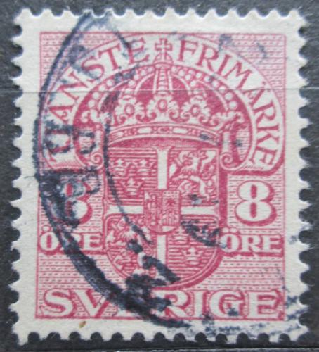 Poštová známka Švédsko 1918 Štátny znak, úøední Mi# 36 Kat 22€