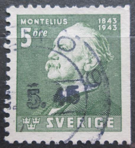 Poštová známka Švédsko 1943 Oscar Montelius, architekt Mi# 302 Dr