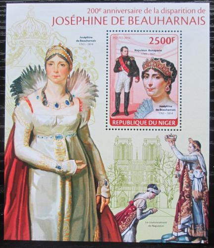 Poštová známka Niger 2014 Joséphine de Beauharnais Mi# Block 277 Kat 10€