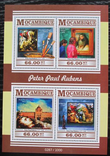 Poštové známky Mozambik 2015 Umenie, Peter Paul Rubens Mi# 8189-92 Kat 15€