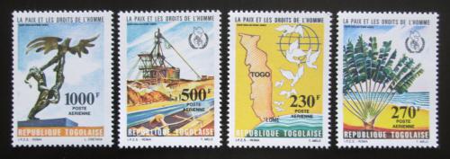 Potov znmky Togo 1985 Mr a lidsk prva TOP SET Mi# 1846-49 Kat 19