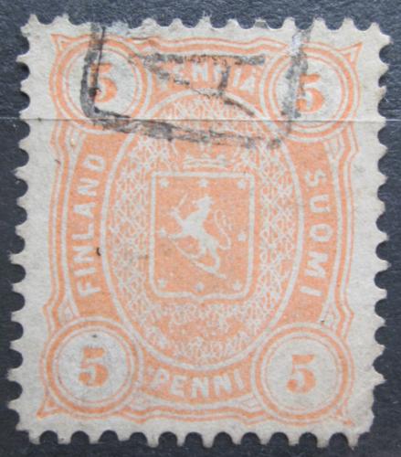 Poštová známka Fínsko 1881 Štátny znak Mi# 13 B yb Kat 7.50€