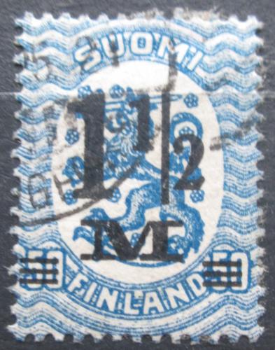 Poštová známka Fínsko 1921 Štátny znak pretlaè Mi# 110 II Kat 6€