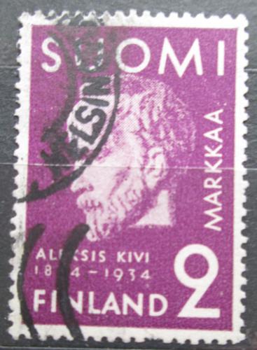Poštová známka Fínsko 1934 Aleksis Kivi, básník Mi# 187