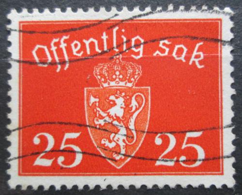 Poštová známka Nórsko 1946 Štátny znak, úøední Mi# 55