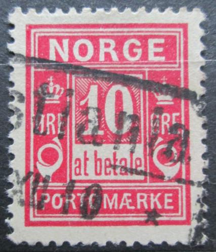 Poštová známka Nórsko 1899 Doplatná Mi# 3 II A