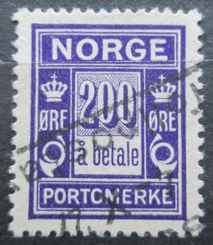 Poštová známka Nórsko 1922 Doplatná Mi# 12 Kat 22€