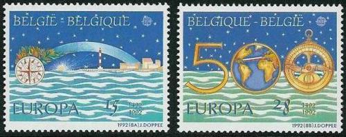 Poštové známky Belgicko 1992 Európa CEPT, objavenie Ameriky Mi# 2506-07 Kat 5€
