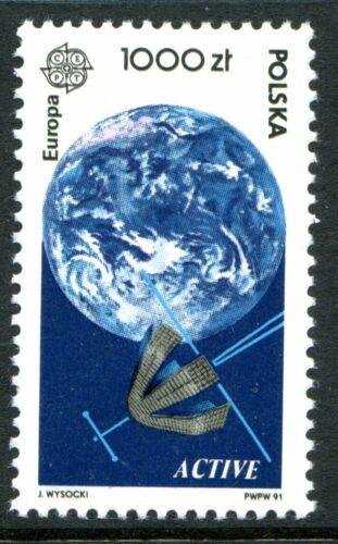 Poštová známka Po¾sko 1991 Európa CEPT, prieskum vesmíru Mi# 3331