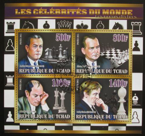 Poštové známky Èad 2015 Slavní šachisti Mi# N/N