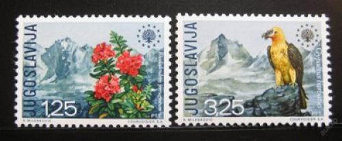 Poštové známky Juhoslávia 1970 Ochrana pøírody Mi# 1406-07 Kat 15€