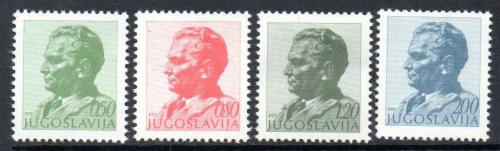 Poštové známky Juhoslávia 1974 Prezident Tito Mi# 1551-54