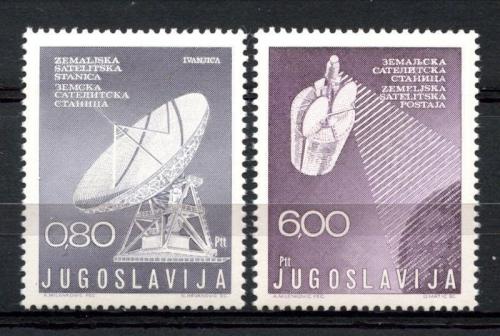 Poštové známky Juhoslávia 1974 Satelity Mi# 1565-66