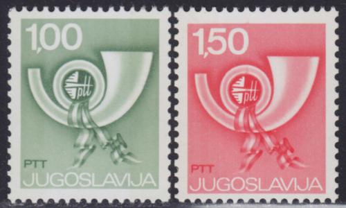 Poštové známky Juhoslávia 1977 Poštovní roh Mi# 1695-96