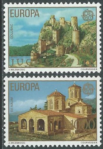 Poštové známky Juhoslávia 1978 Európa CEPT, stavby Mi# 1725-26