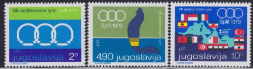 Poštové známky Juhoslávia 1979 Športovní hry Mi# 1796-98