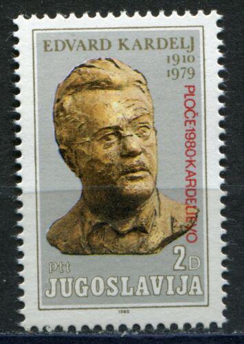 Poštová známka Juhoslávia 1980 Edvard Kardelj, politik pretlaè Mi# 1820