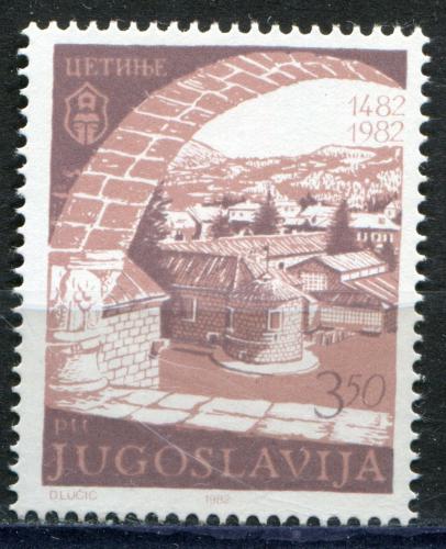Poštová známka Juhoslávia 1982 Cetinje, 500. výroèie Mi# 1918