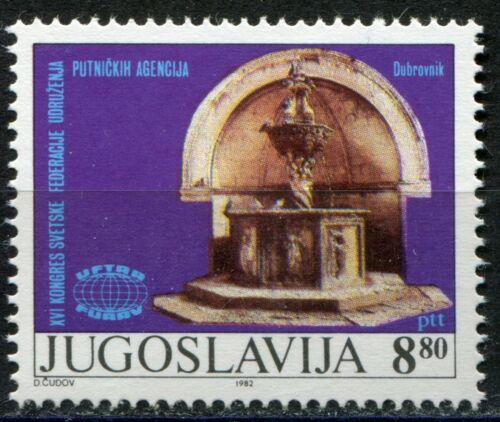 Poštová známka Juhoslávia 1982 Fontána Onofrius v Dubrovníku Mi# 1948