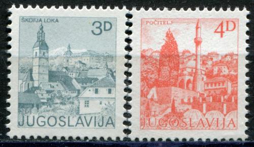 Poštové známky Juhoslávia 1982 Mestá Mi# 1954-55