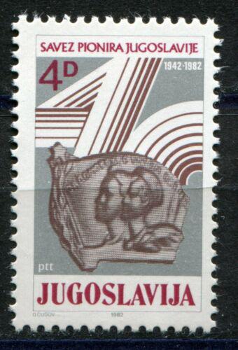 Poštová známka Juhoslávia 1982 Pionýrská organizace, 40. výroèie Mi# 1965