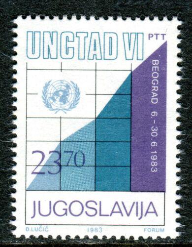 Poštová známka Juhoslávia 1983 Konference OSN Mi# 1993