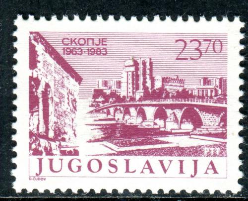 Poštová známka Juhoslávia 1983 Skopje Mi# 1996