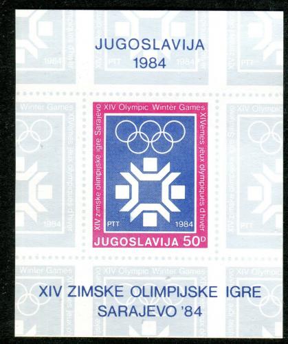 Poštová známka Juhoslávia 1983 ZOH Sarajevo Mi# Block 22