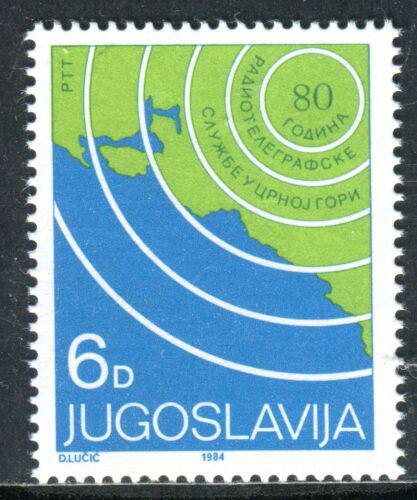 Poštová známka Juhoslávia 1984 Mapa Mi# 2070