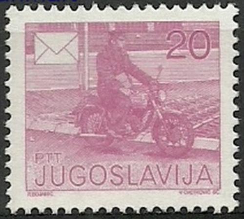 Poštová známka Juhoslávia 1986 Poštovní doruèovatel Mi# 2151
