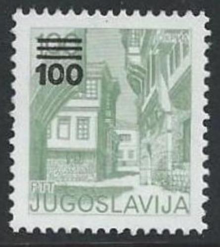 Poštová známka Juhoslávia 1989 Ohrid pretlaè Mi# 2338