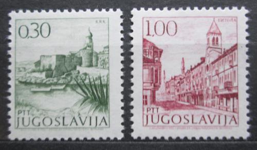 Poštové známky Juhoslávia 1971 Mestá Mi# 1427,1430 zx