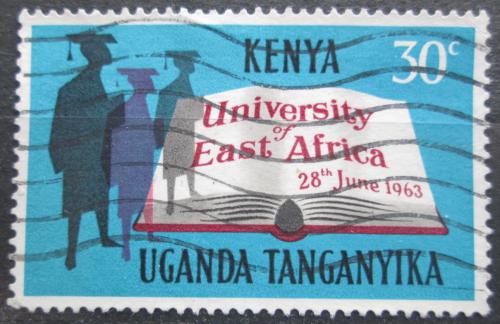 Poštová známka K-U-T 1963 Založení Východoafrické univerzity Mi# 128