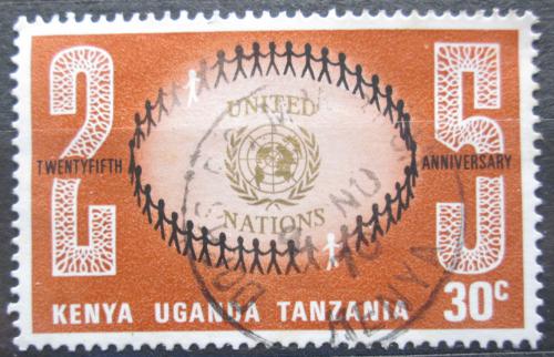 Poštová známka K-U-T 1970 OSN, 25. výroèie Mi# 209