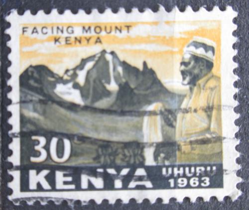 Poštová známka Keòa 1963 Mt. Kenya Mi# 5 