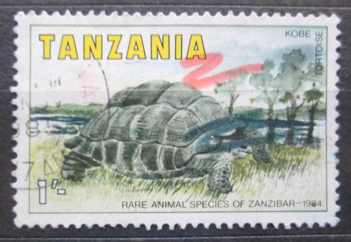 Poštová známka Tanzánia 1985 Korytnaèka obrovská Mi# 258
