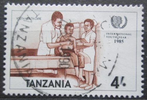 Poštová známka Tanzánia 1986 Medzinárodný rok mládeže Mi# 289