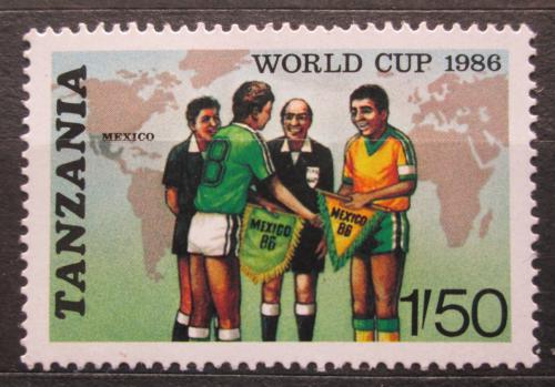 Poštová známka Tanzánia 1986 MS ve futbale Mi# 342