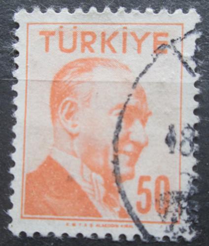 Potov znmka Turecko 1958 Kemal Atatrk Mi# 1587 - zvi obrzok