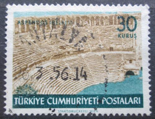 Potov znmka Turecko 1955 Divadlo Aspendos Mi# 1457